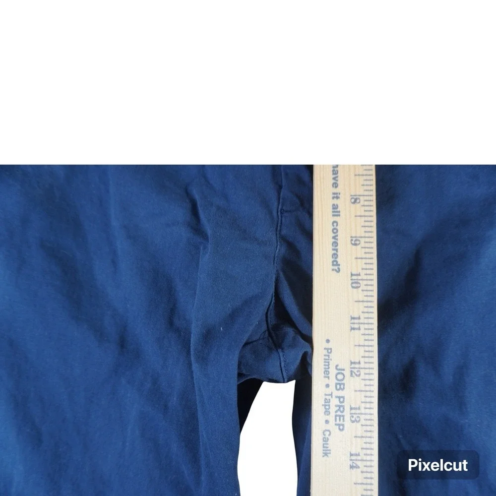 Nautica Chino Pants Mens‎ 36x32 Blue All Day Comfort Flat Front Performance